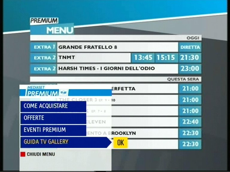Immagine di La nuova guida interattiva di Mediaset Premium Gallery