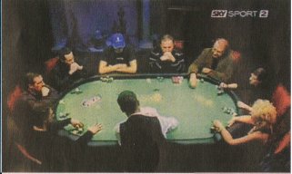 Una fase della 'Notte del Poker'