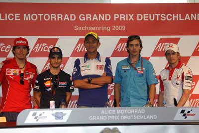 Motomondiale - Gp Germania: si parte su Italia 1 e Mediaset Premium MotoGp Motomondiale - Gp Germania: si parte su Italia 1 e Mediaset Premium MotoGp