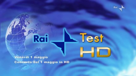 Visualizza: Grande successo per Vasco in Piazza e in Tv, le immagini di RAI HD su Digital-News.it Rai Test HD cartello concerto