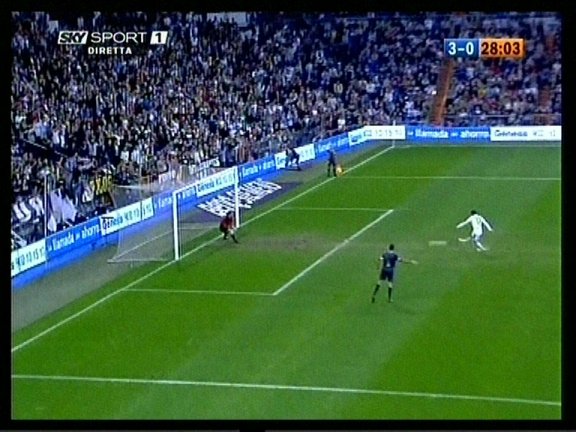Un match del Real Madrid su Sky Sport (clicca per ingrandire)