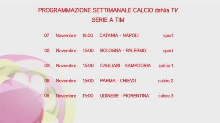 Dahlia Calcio Serie A - in anteprima i telecronisti della 12a giornata Dahlia Calcio Serie A - in anteprima i telecronisti della 12a giornata