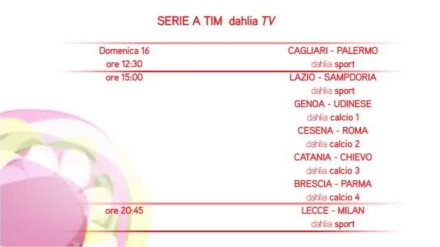 Serie A su Dahlia - In anteprima i telecronisti della 20a giornata Serie A su Dahlia - In anteprima i telecronisti della 20a giornata