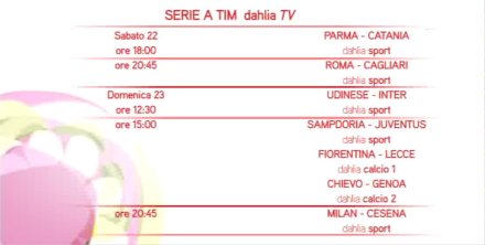 Serie A su Dahlia - In anteprima i telecronisti della 21a giornata Serie A su Dahlia - In anteprima i telecronisti della 21a giornata