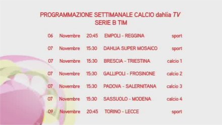 Dahlia Serie B - in anteprima i telecronisti della 13a giornata e Supermosaico Dahlia Serie B - in anteprima i telecronisti della 13a giornata e Supermosaico