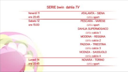 Serie bwin su Dahlia - In anteprima i telecronisti della 26a giornata Serie bwin su Dahlia - In anteprima i telecronisti della 26a giornata