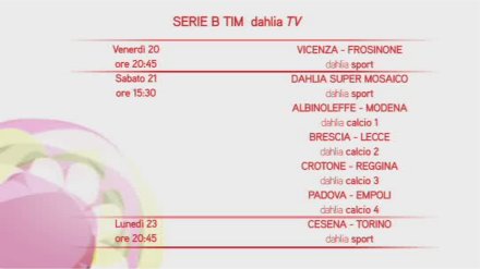 Dahlia Serie B - in anteprima i telecronisti della 15a giornata e Supermosaico Dahlia Serie B - in anteprima i telecronisti della 15a giornata e Supermosaico
