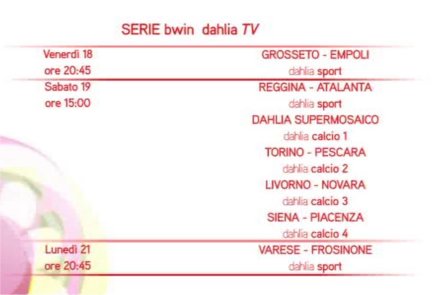 Serie bwin su Dahlia - In anteprima i telecronisti della 27a giornata Serie bwin su Dahlia - In anteprima i telecronisti della 27a giornata