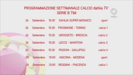 Dahlia Serie B - in anteprima i telecronisti della 7a giornata e Supermosaico Dahlia Serie B - in anteprima i telecronisti della 7a giornata e Supermosaico