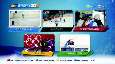 Olimpiadi di Vancouver su SKY: 450 ore in diretta su 5 canali HD dedicati