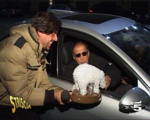 Immagine nel testo correlata a: Striscia: Tapiro di Diamanti a Celentano