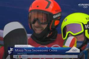 Foto - Video Olimpiadi Pechino 2022 Discovery+ | Snowboard Cross a squadre - Moioli e Visintin ARGENTO