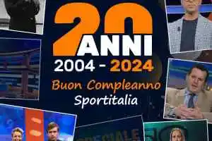 20 Anni di Sportitalia: Una Storia di Passione e Sport per Tutti! 🎉⚽️🏀