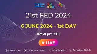 Foto -  👉 21° Forum Europeo Digitale Lucca 2024 - Prima Giornata (diretta) | #FED2024 👈 