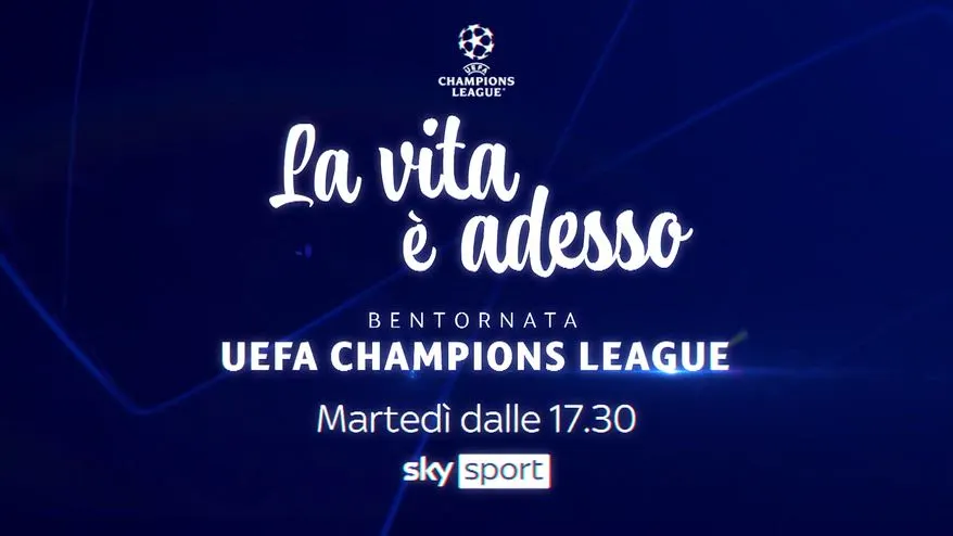 Sky Sport apre la Champions con Baglioni: Sky Sport apre la Champions con Baglioni: