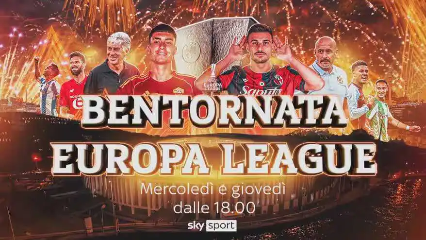 ? EUROPA LEAGUE è TORNATA! Sky Sport: Nizza Roma (24/9) e Aston Villa Bologna (25/9) ?