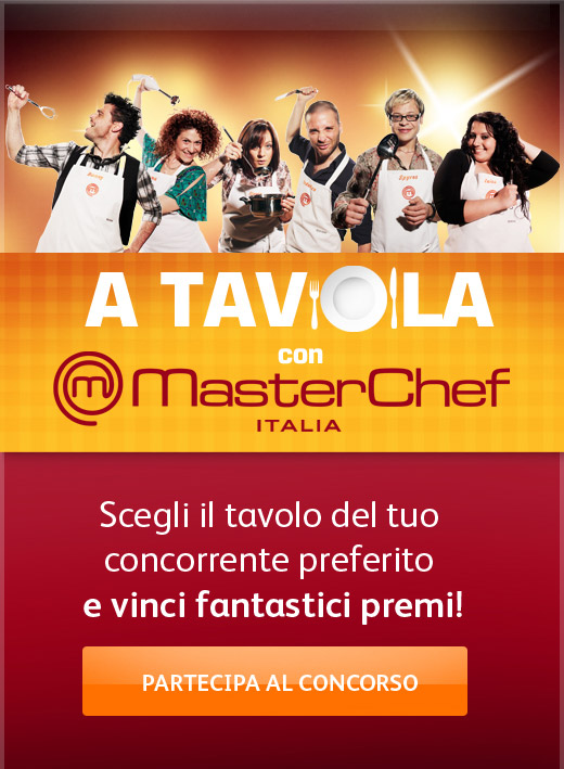 MasterChef, Cielo lancia il nuovo concorso ''A tavola con MasterChef'' Immagine nel testo correlata a: MasterChef, Cielo lancia il nuovo concorso ''A tavola con MasterChef''