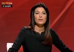 Immagine nel testo correlata a: Dopo gli apprezzamenti del debutto, torna Ilaria D'Amico su SkyTg24 con Mario Monti