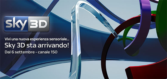 Immagine nel testo correlata a: Sky 3D, dal 6 settembre il primo canale interamente in 3D (canale 150)