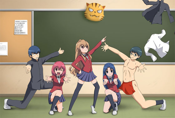 Su Rai4 arriva in anteprima la serie d'animazione giapponese ''Toradora'' Immagine nel testo correlata a: Su Rai4 arriva in anteprima la serie d'animazione giapponese ''Toradora''