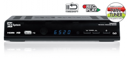 Decoder Digitale Terrestre Zapper Telesystem TS6520 HD: la scheda tecnica