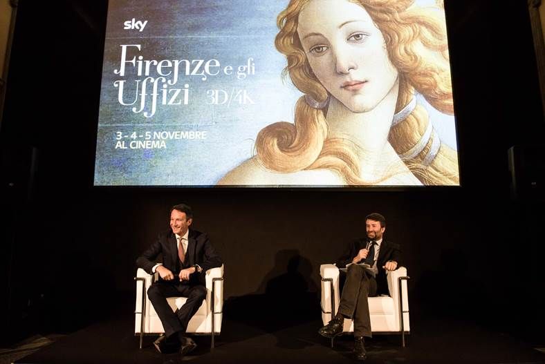 Sky viaggia nel cuore del Rinascimento con "Firenze e gli Uffizi 3D/4K"