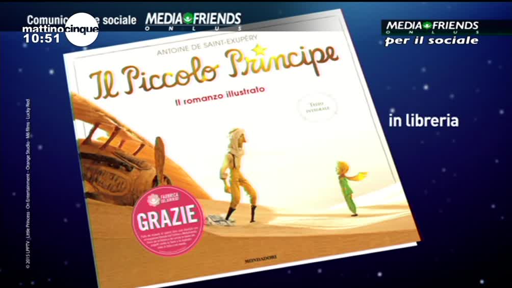 Mediaset lancerà in esclusiva nel 2016 il film "Il Piccolo Principe"