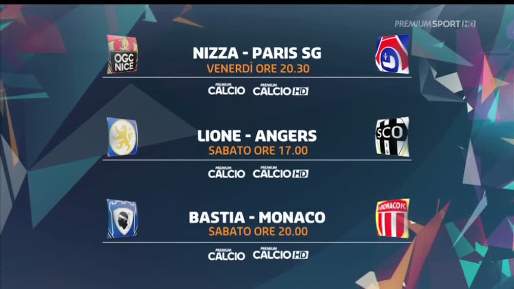 Calcio Estero Premium Mediaset - Programma e Telecronisti 4 - 6 Dicembre