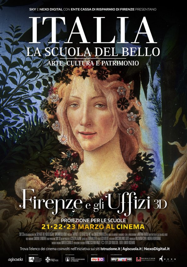 Italia, la scuola del bello: gli studenti invitati da Sky alla visione di Firenze e gli Uffizi 3D