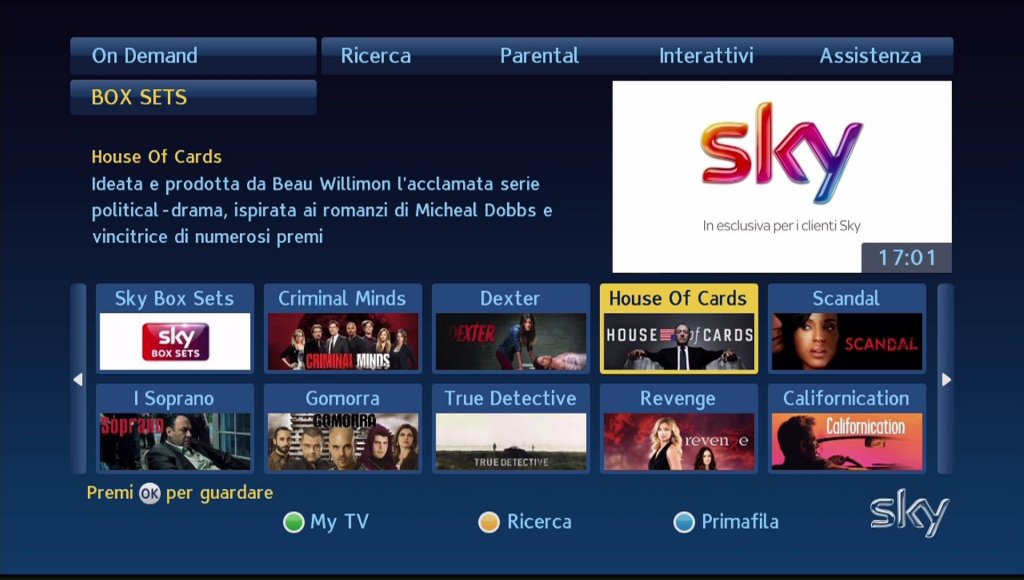 Sky Box Sets, dal 1 Marzo su Sky On Demand le serie TV tutte insieme stagione dopo stagione