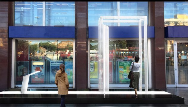 Sky 3D porta un'installazione luminosa in attesa di San Pietro e le Basiliche Papali di Roma 3D 