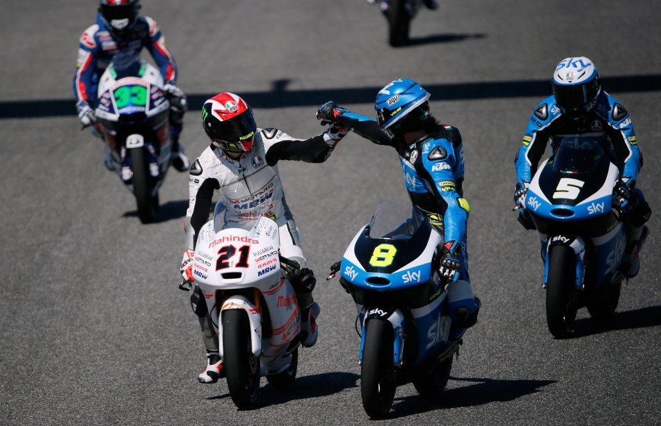 Immagine di Sky Sport MotoGP HD, ascolti al top per il trionfo in Spagna di Valentino Rossi e il podio di Nicolò Bulega - Scopri su Sky Italia