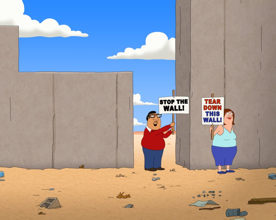 Bordertown, arriva stasera su Fox Animation il cartoon anti immigrati in stile Trump