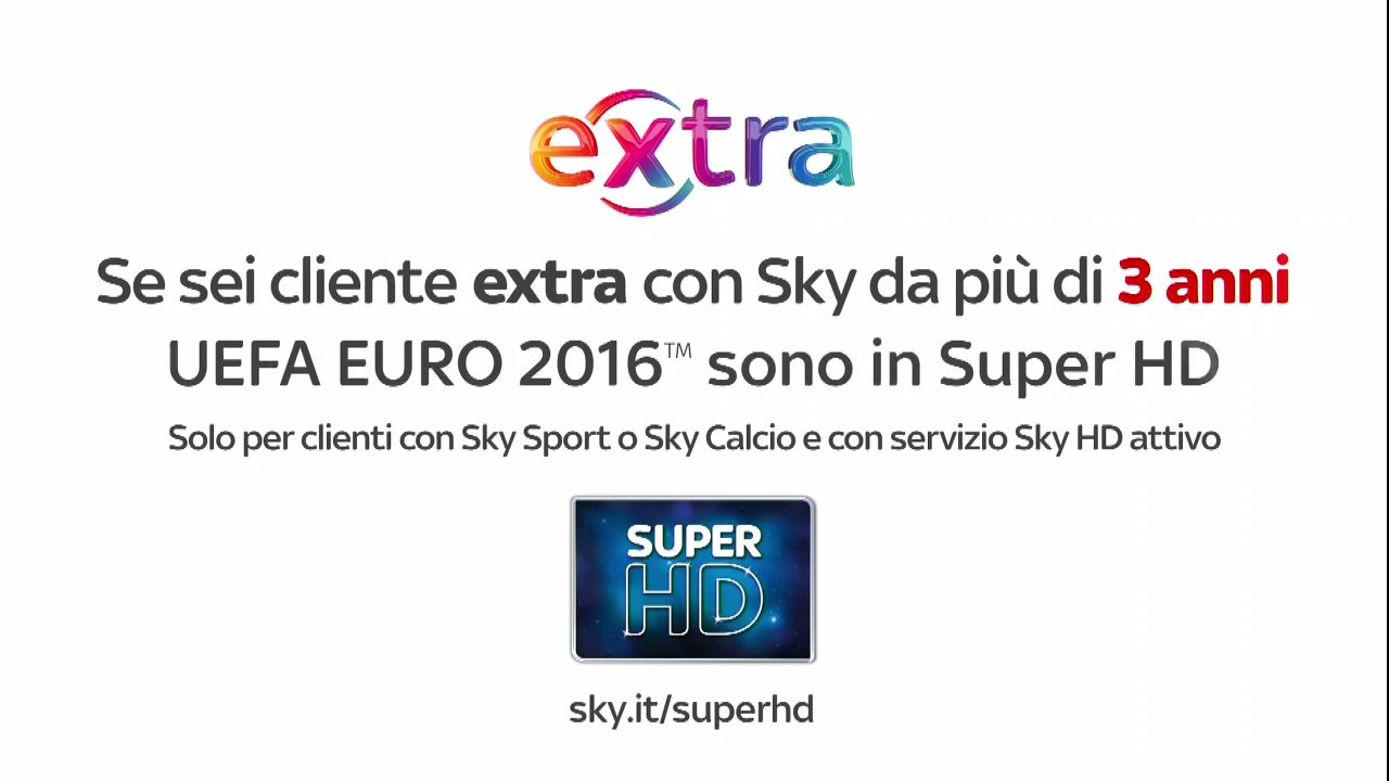Tutto lo spettacolo di Euro 2016 su Sky Sport HD con tutta la qualità del Super HD