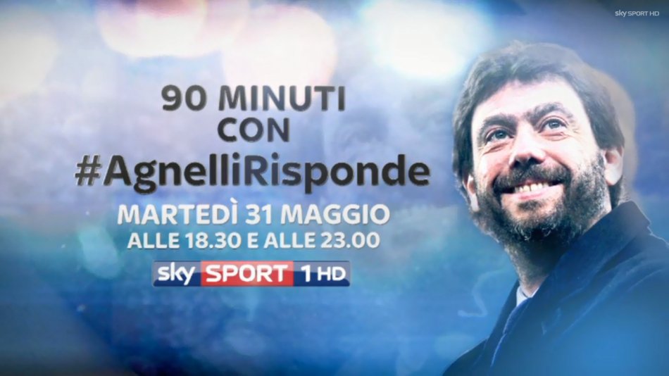 90 minuti con ... #AgnelliRisponde, intervista esclusiva Sky Sport HD al presidente Juventus