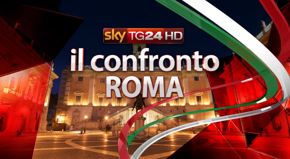 Stasera Sky TG24 HD ospita Confronto tra candidati sindaci al Comune di Roma