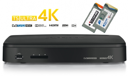 Telesystem 4K, nuova versione software 1.4.11 ottimizza decoder satellitare e terrestre Ultra HD