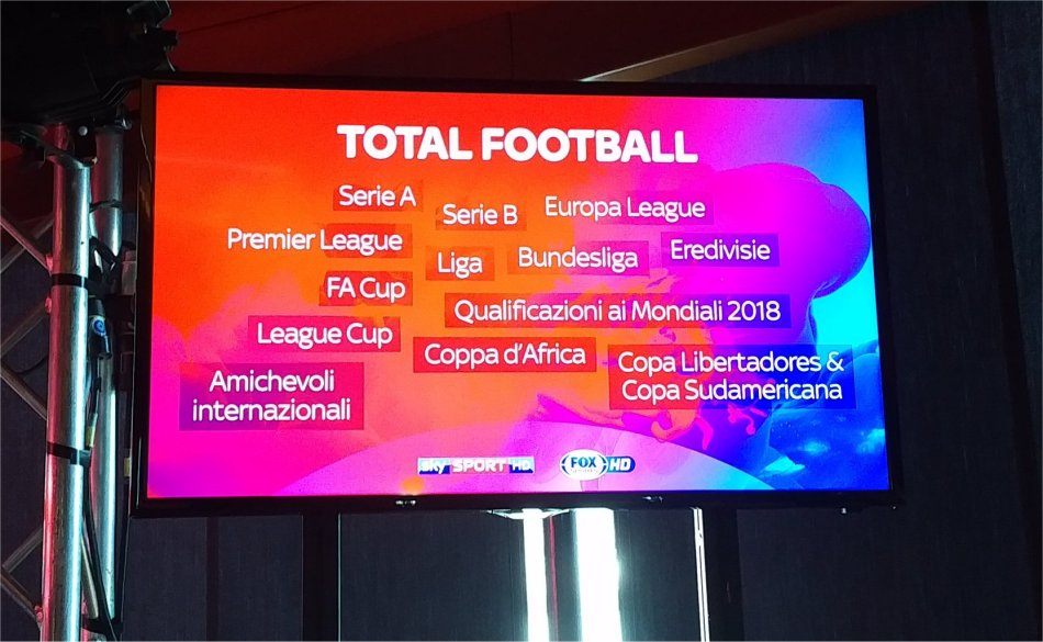 Sky Sport HD presenta la stagione Calcio 2016/2017 - #TotalFootball con oltre 2300 partite in diretta