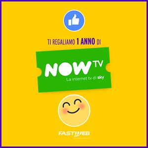 Fastweb, per i fan di Facebook NOW TV inclusa per 12 mesi con l’offerta Joy