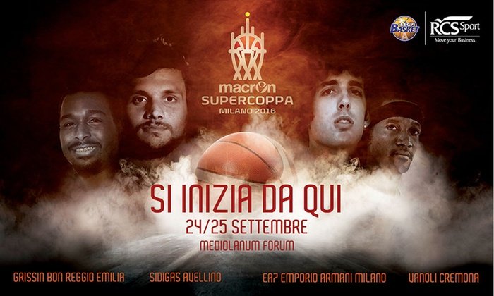 La Supercoppa in diretta esclusiva apre la stagione di Basket su Sky Sport
