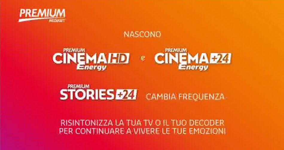 Novità DTT - Arrivano HD e +24 di Premium Cinema Energy. Dal 24/10 Investigation Discovery