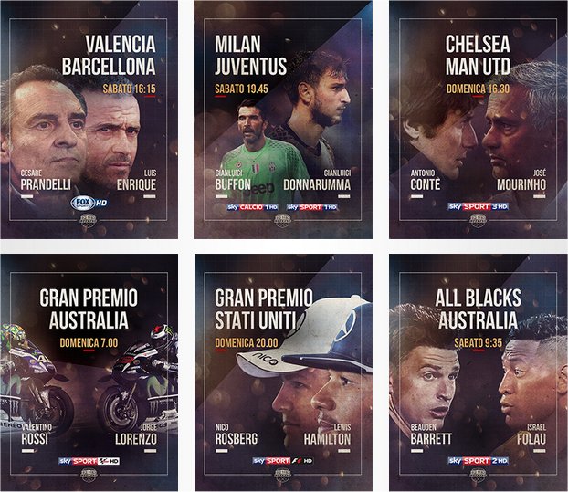 Face to Face Weekend, su Sky Sport super eventi per altrettanti duelli tra campioni