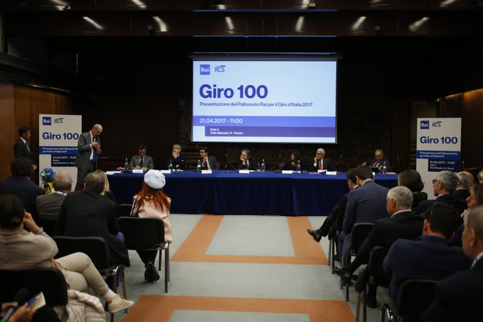 #Giro100, il viaggio di Rai Sport per la maglia rosa con un lungo palinsesto (5 - 28 Maggio 2017)