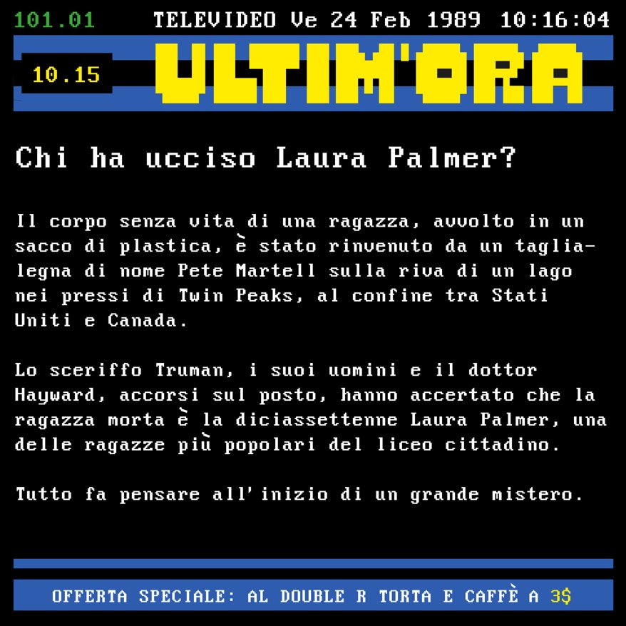 Serata evento su Cielo con «I Segreti di Twin Peaks», la serie cult degli anni 90