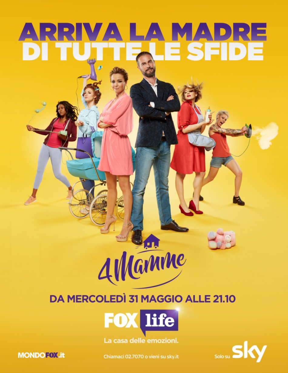 4 Mamme, la nuova produzione originale di FoxLife (canale 114 Sky)