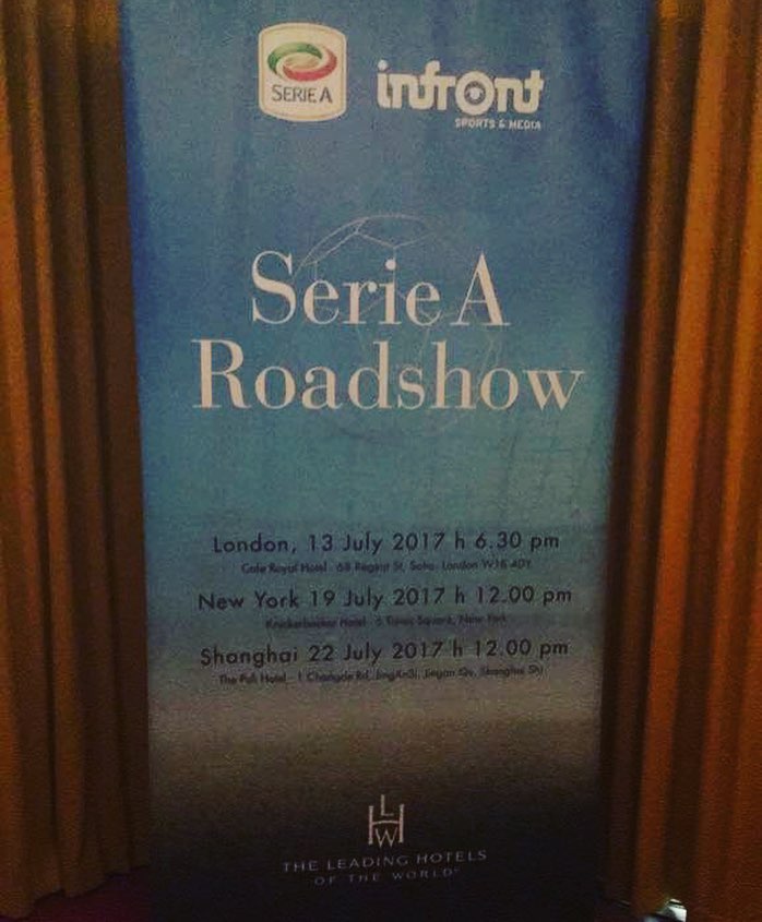Infront presenta a Londra i diritti tv della Serie A, prima tappa del roadshow internazionale