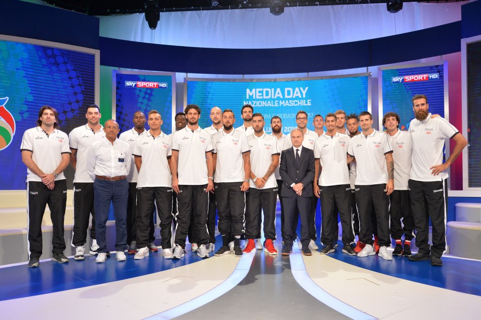 Eurobasket 2017, il lungo sogno azzurro comincia oggi negli studi Sky Sport