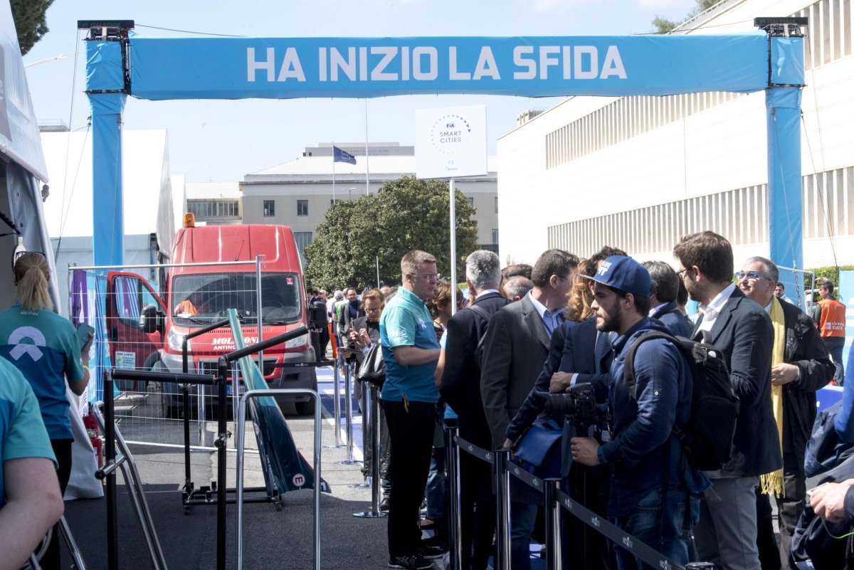E-Prix Roma 2018 con 15 telecamere e 5 ore di diretta tv sui canali Mediaset