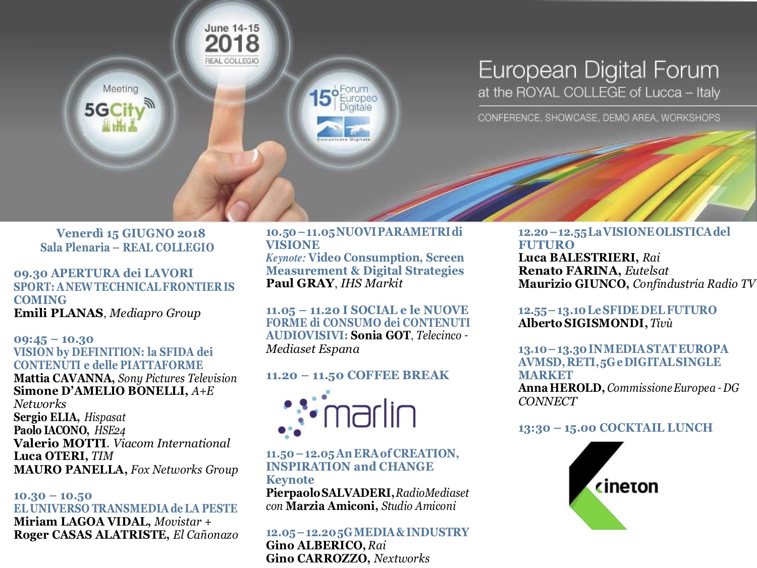  15 Forum Europeo Digitale #2 Futura! - In diretta OGGI su Digital-News.it