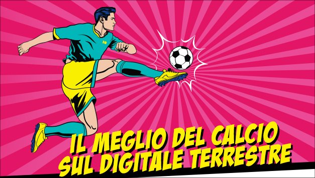 Sky sul digitale terrestre, con il pacchetto Calcio da oggi Sky Sport Serie A